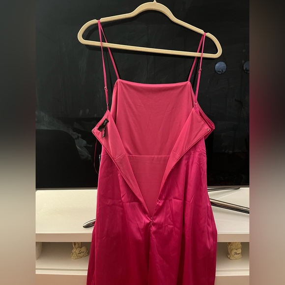 NWT Satin Strap Dress - Picture 3 of 7